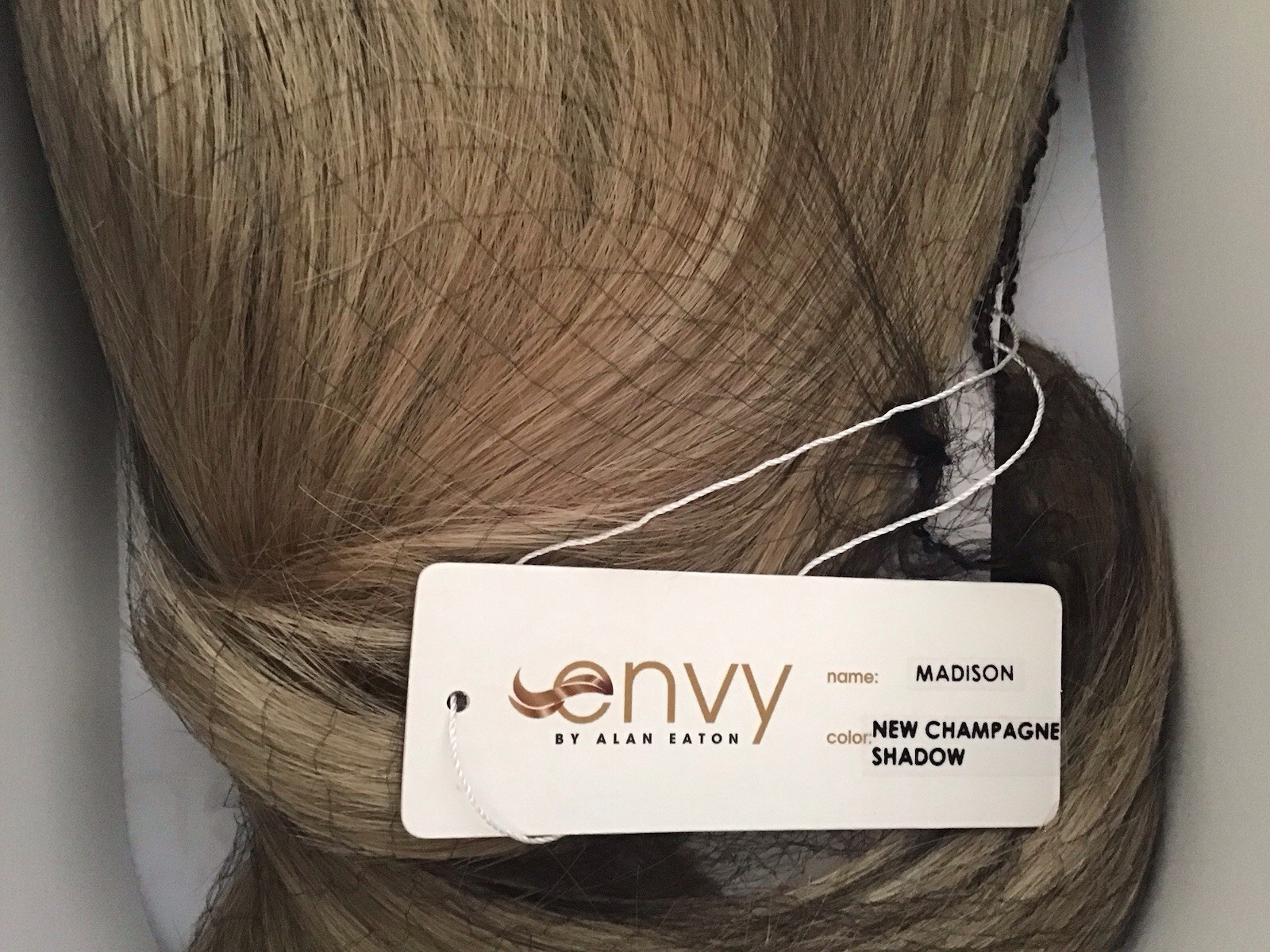 FLASH SALE NEW IN BOX MADISON Wig by ENVY NEW PLATINUM SHADOW Frosted Lace Front