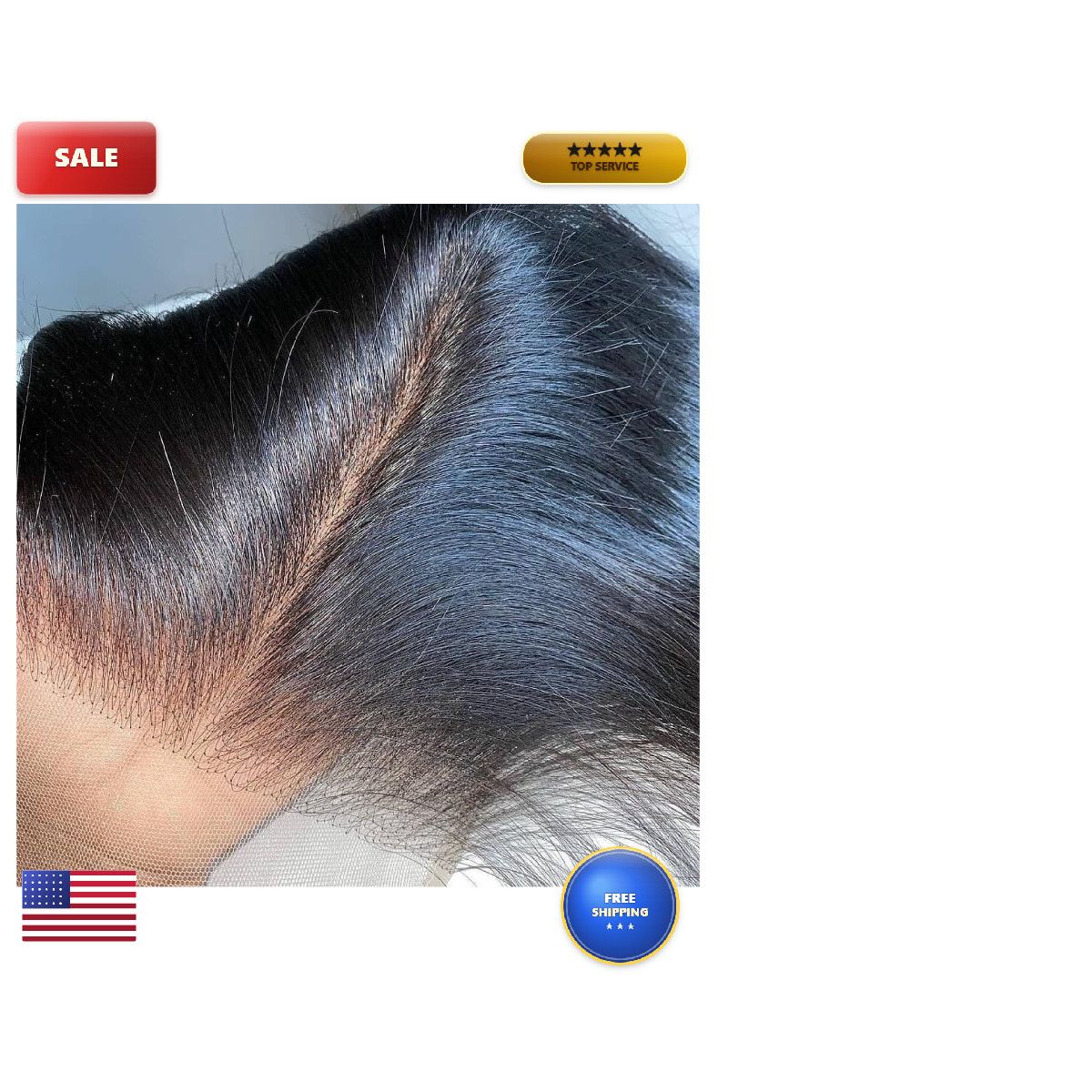 Vinovillo 6X6 Skinlike Real Hd Lace Closure Only Straight Ultra Thin Invisible