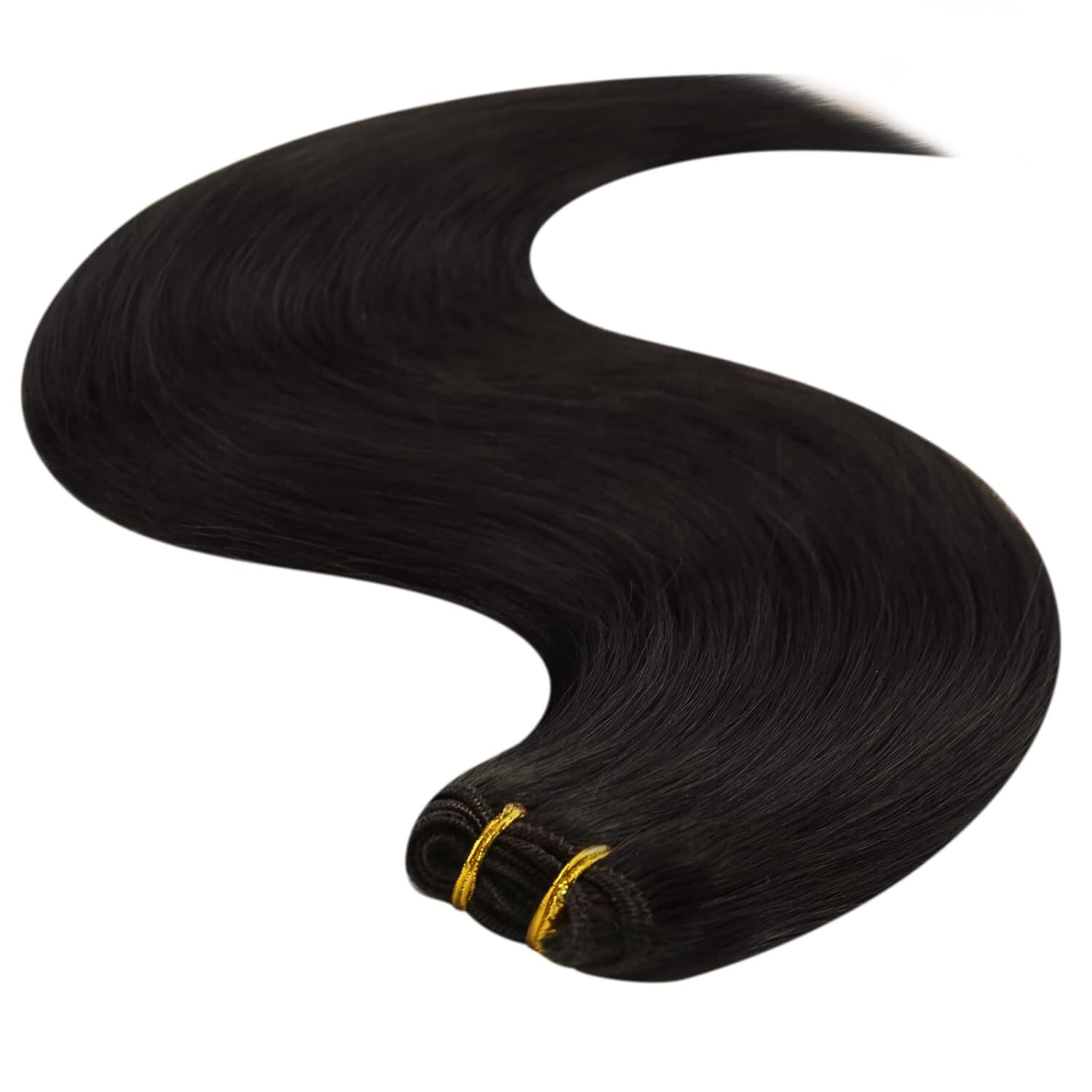 Sew in Hair Extensions Real Human Hair Double Weft Weave Russian Remy Hair 100gr