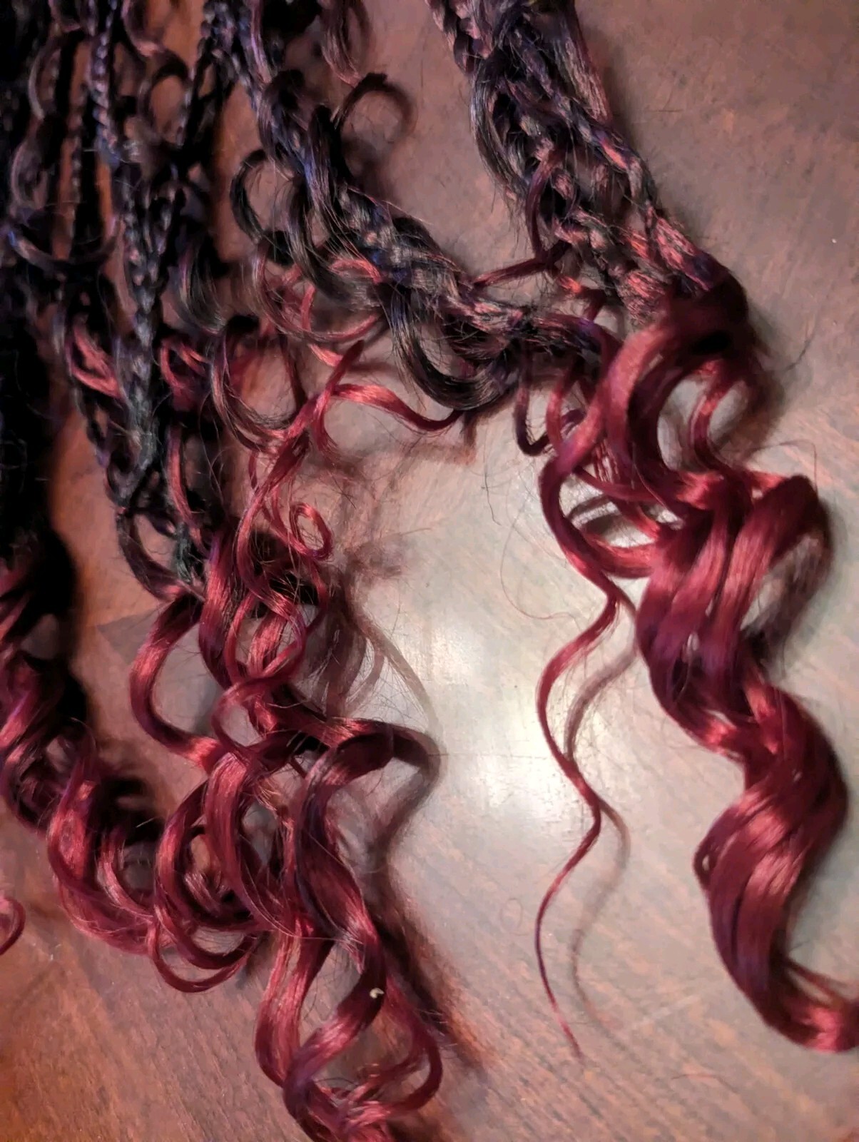 Passion Twist Hair Burgundy 18″ – 8 Pack High Quality Synthetic Bohemian Hair