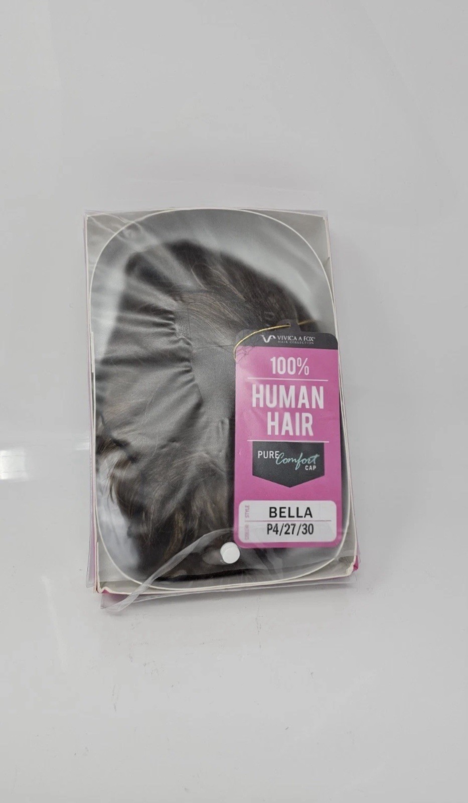 Vivica A. Fox BELLA Human Hair Pure Comfort Cap Wig Color P4/27/30