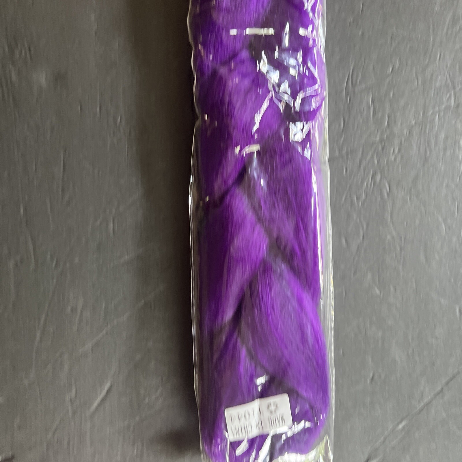 Ombre 24 Inch Jumbo Braiding Hair Extension, Dark Purple
