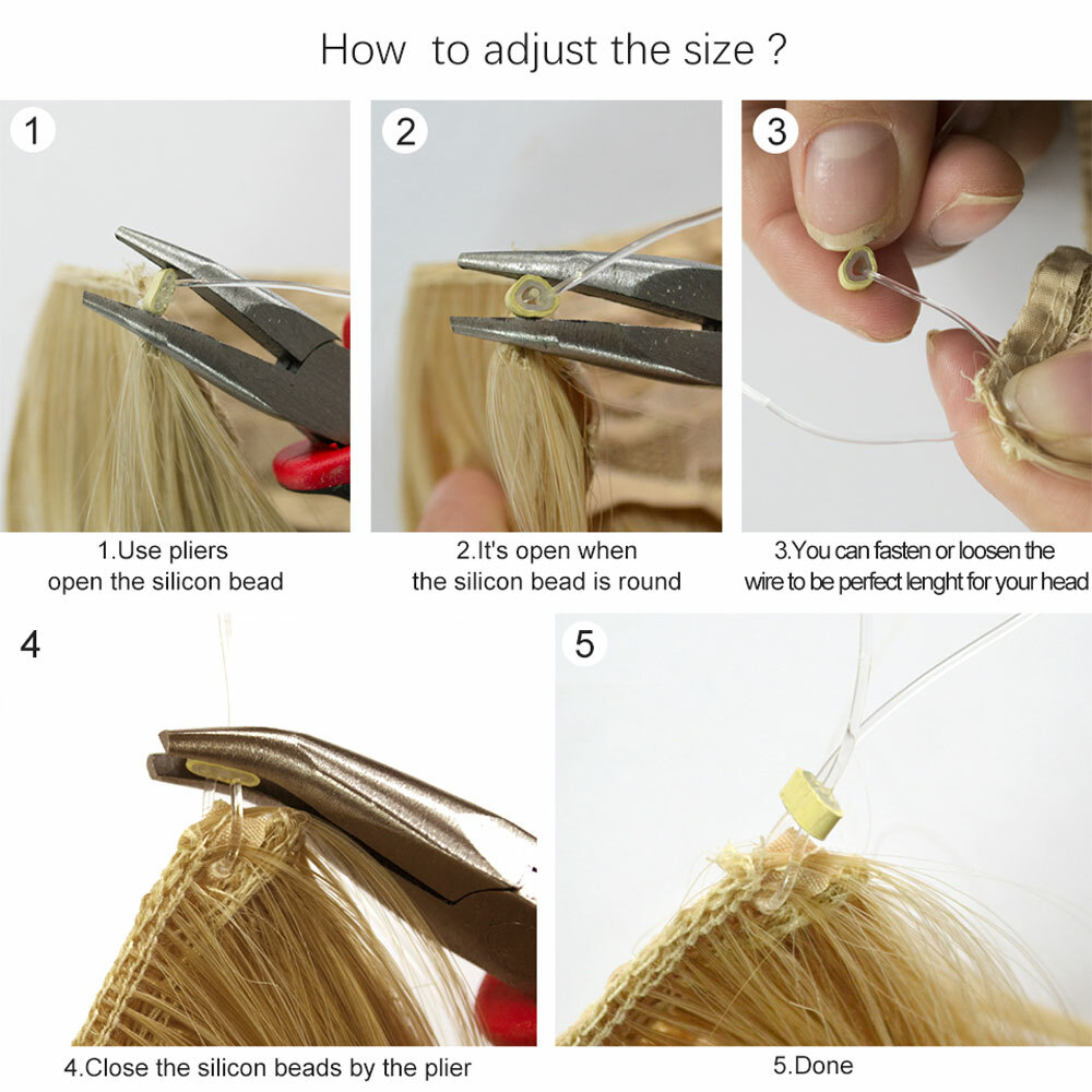 US 1Pcs Secret Hair Wire Hair Extension Invisible Head Band Thick as human Hair