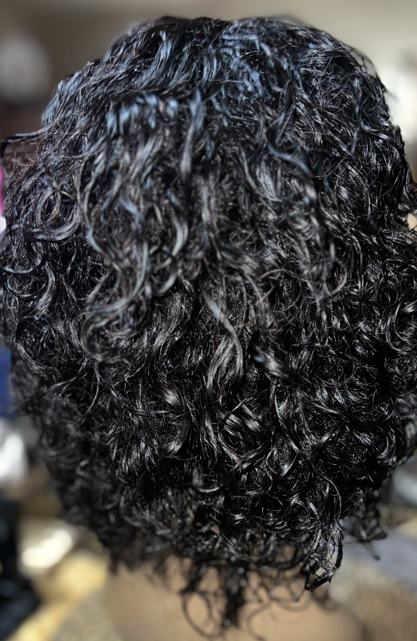 100% HUMAN HAIR BURMESE WIG CURLY |CUSTOM MADE THICK 200% DENSITY PRE LOVED❤️