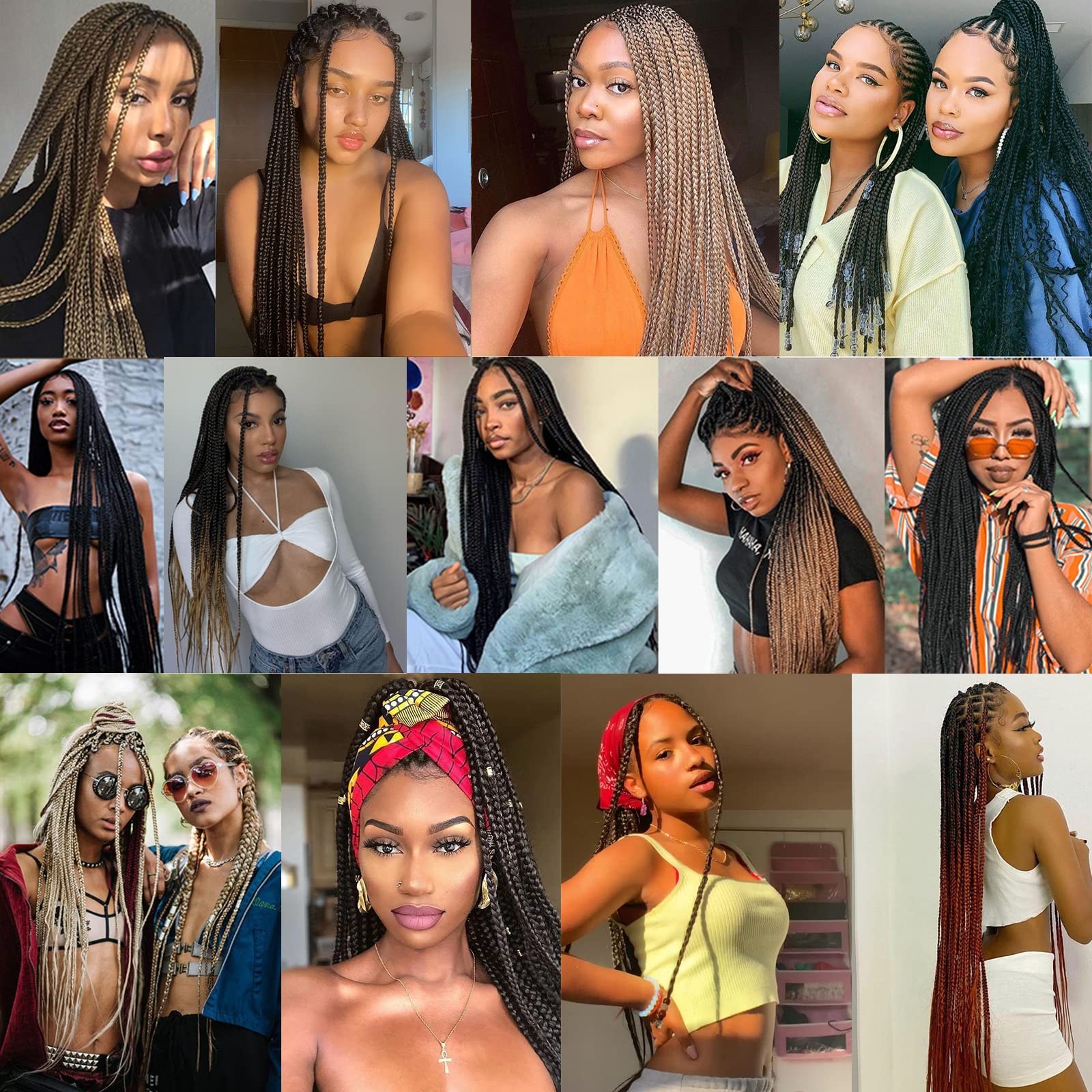 Union Beauty 36 Inch Braids Crochet Hair 8 Packs Pre-Looped Goddess