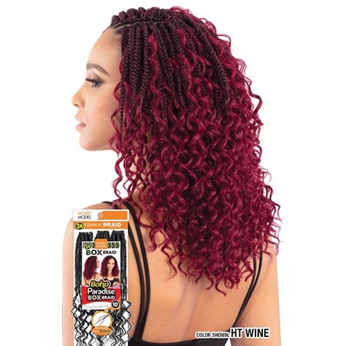 Glance braid 3X Boho Paradise Box Braid 10″