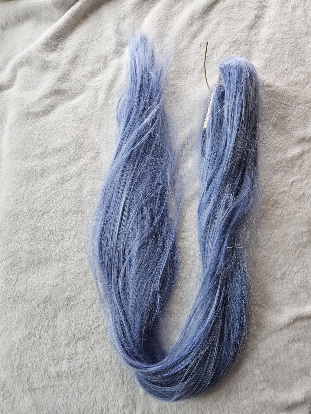 Wig Clip Cornflower Blue Silky 40 Inches Straight Cosplay Arda Costume