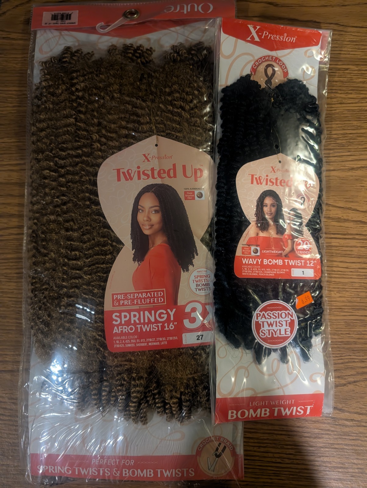 Large Lot of New Hair Braids Hair Ext.- Mixed Brands, Colors, Lengths,Texture