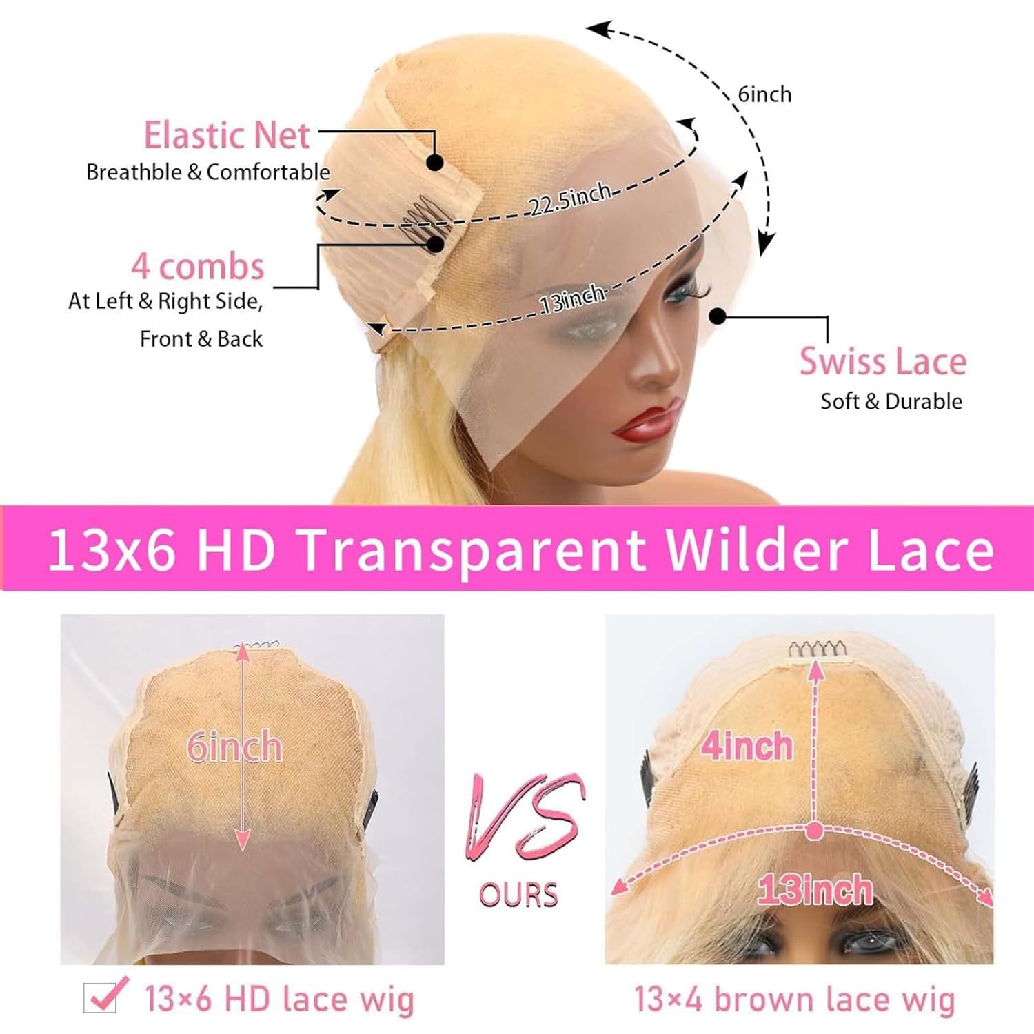 613 Blonde Wig Human Hair – Ideal for Daily Wear and Styling