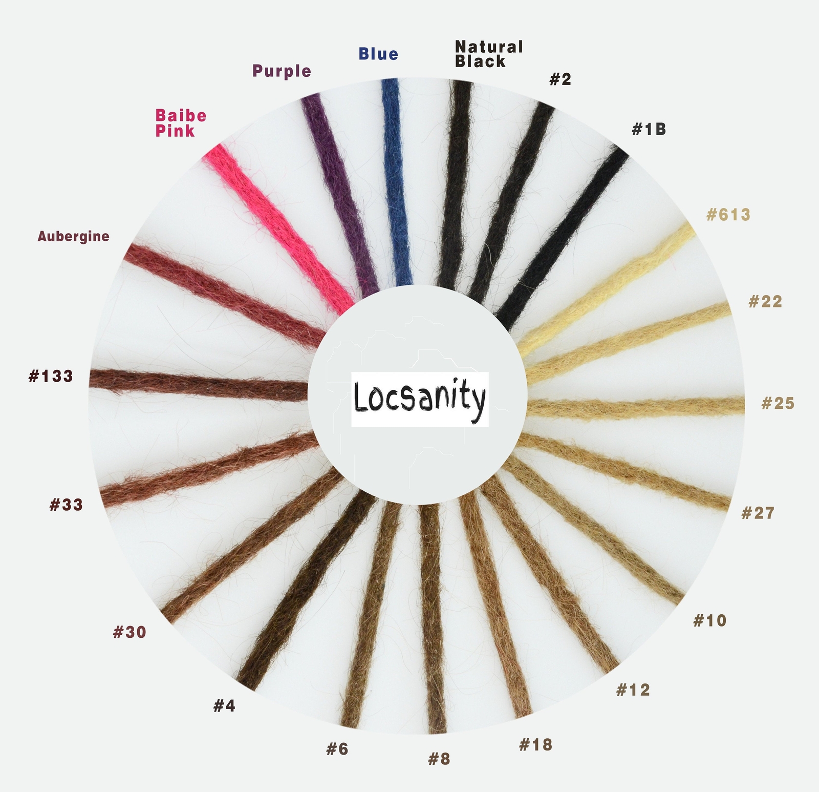 100% Human Hair Kinky Extensions Medium 1/4″ Width Various Lengths – 25 LOCS