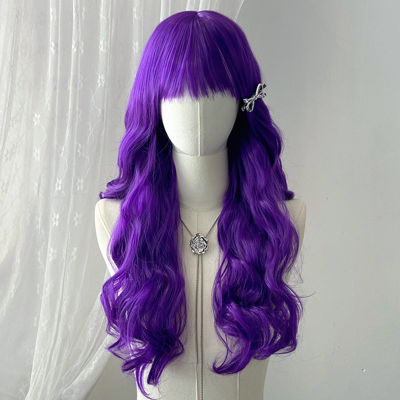 Women Curly Wigs Long Full Hair Girl Universal Cosplay Costume Anime Wave Wig AU