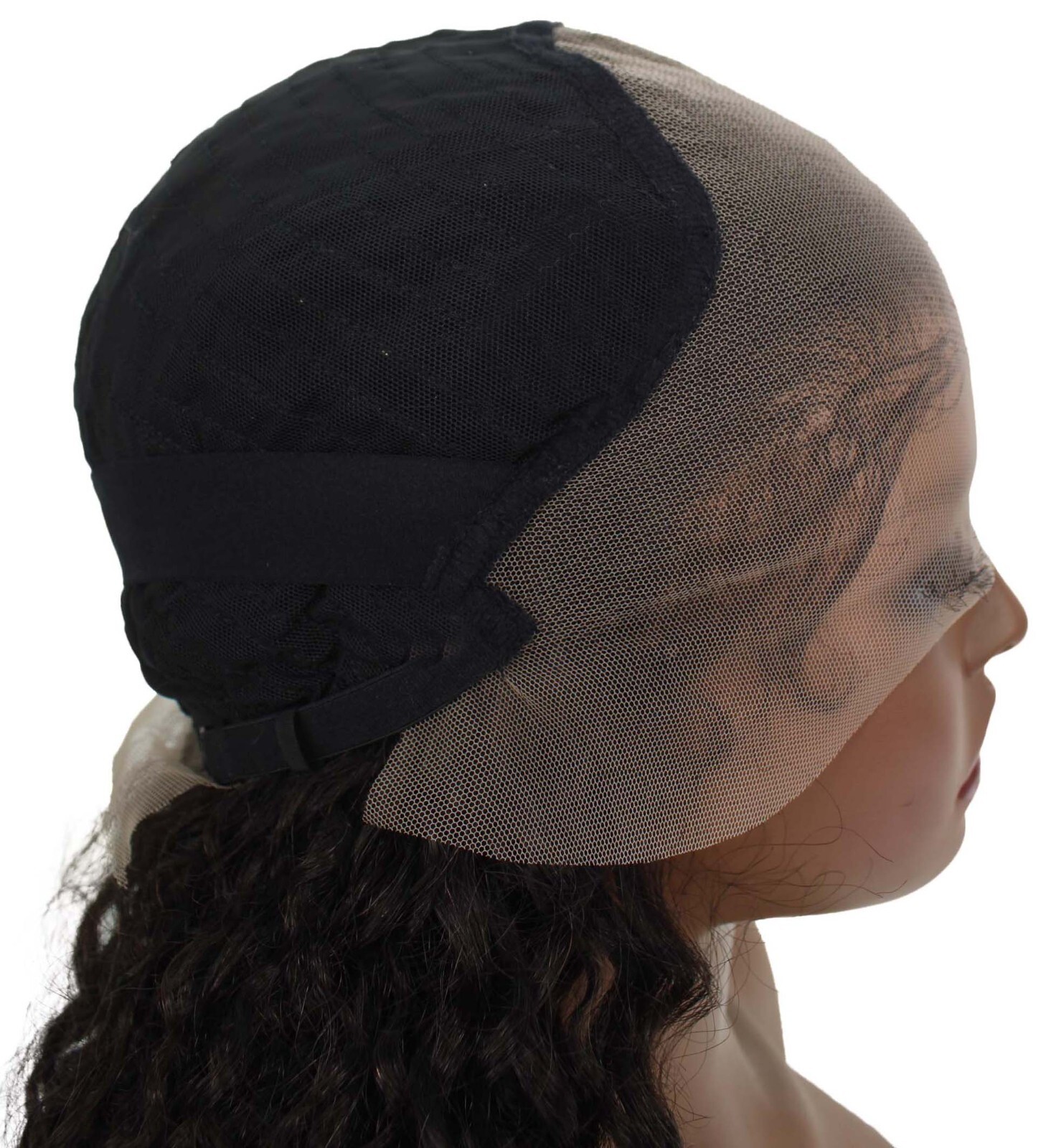 LUXLUXE Marley 20″Glueless 100% Human Hair Wavy Lace Front Wig with Baby Hair”