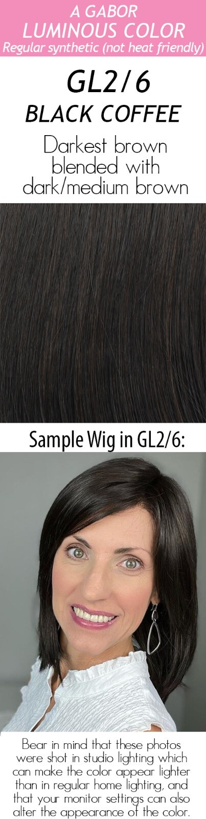 EPIC Wig by GABOR, Average or Large, ALL COLORS! Lace Front + Hand-tied top, NEW