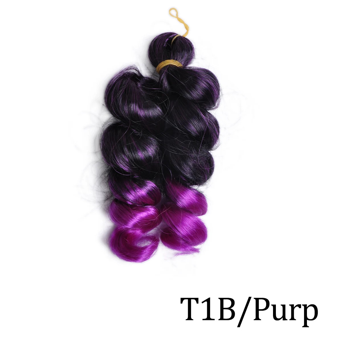 12Inch French Curls Synthetic Hair Extensions Loose Deep Wave Crochet Braids