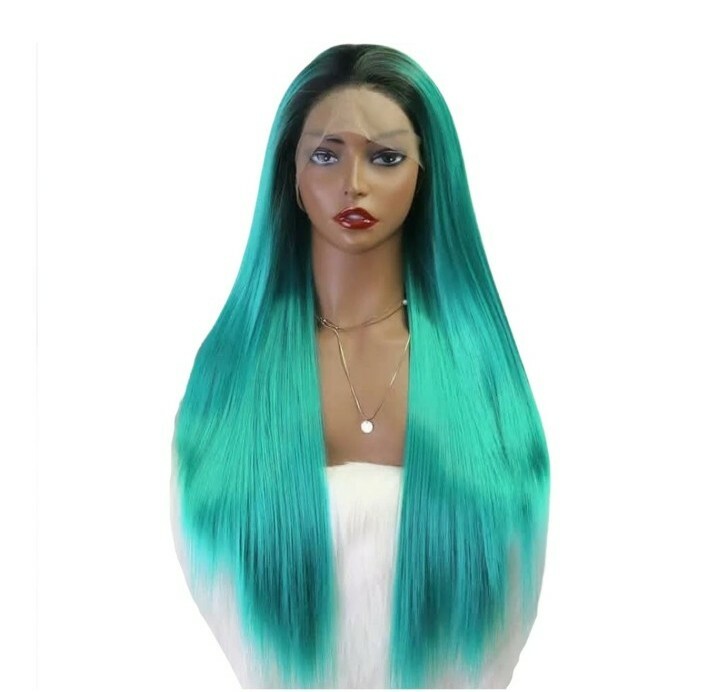 Lit Unicorns 24 Inch ‘Mermaid BB’Lace Front Wig W/ Clips and Adjustable Straps