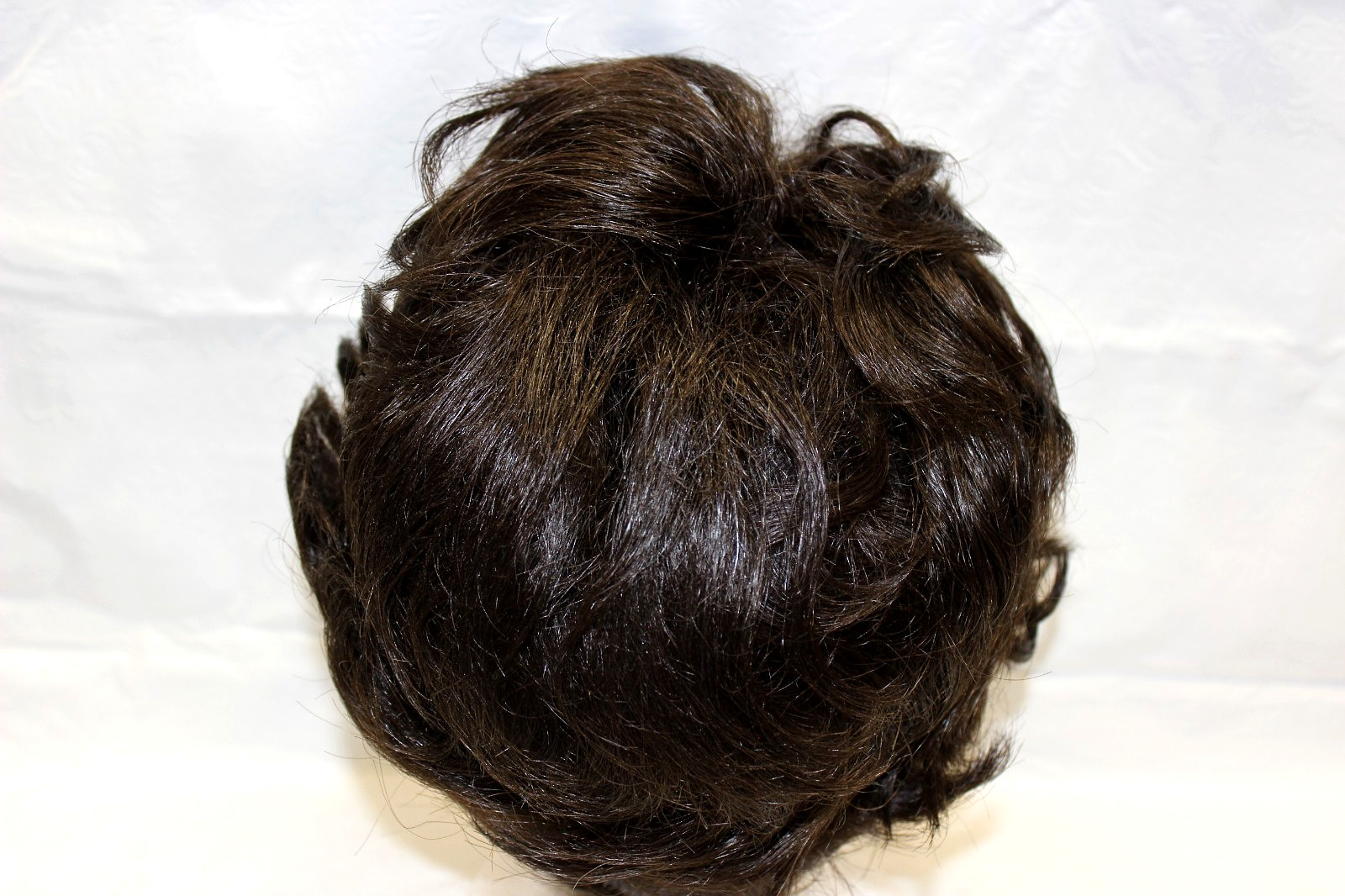 VINTAGE MIRELLE CO SAN FRANCISCO SHORT CUT WIG BROWN BRUNETTE COSPLAY HAIRPIECE