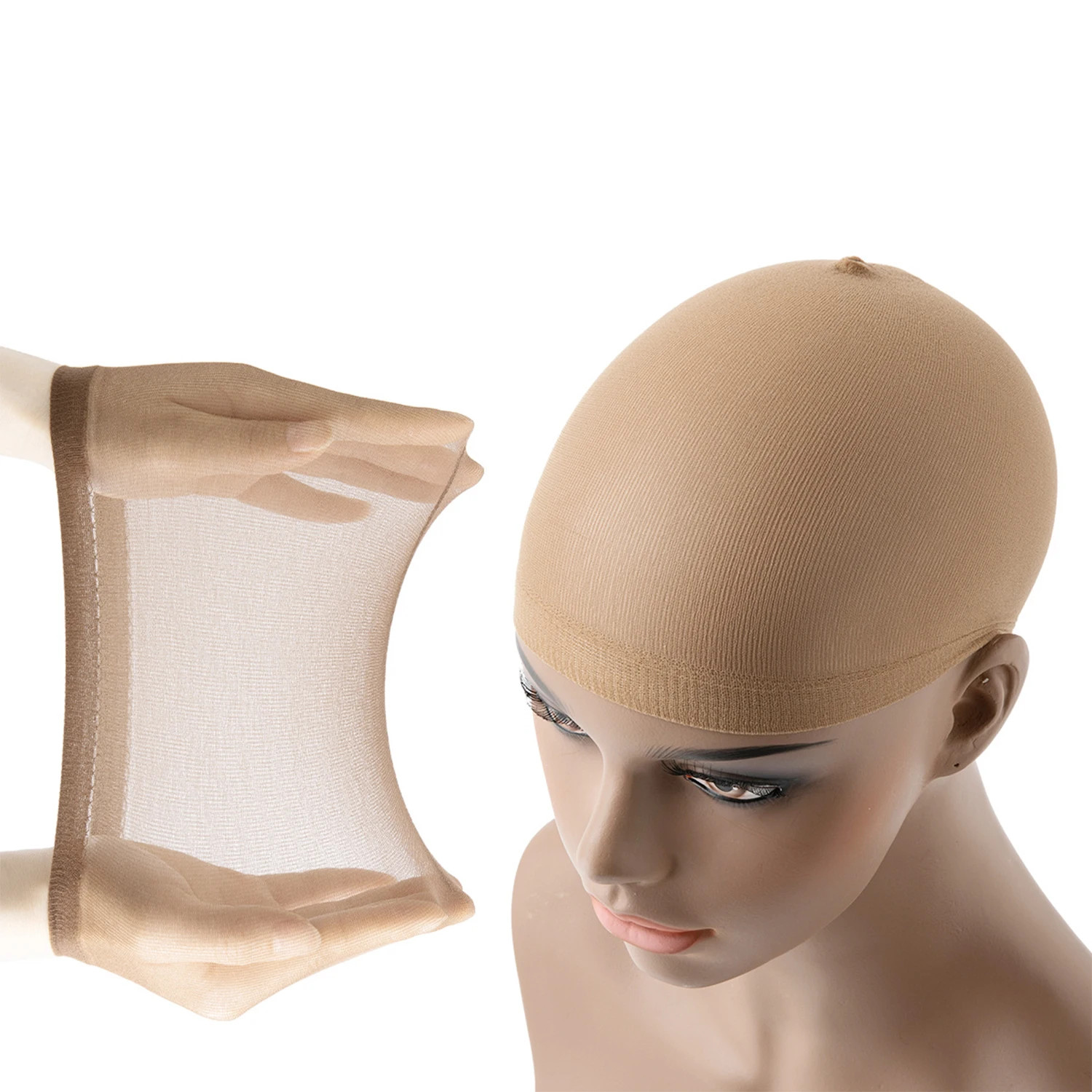 Wig Caps Hair Nets Weave Hairnets Stocking Stretch Mesh Stocking Cap Making Wigs