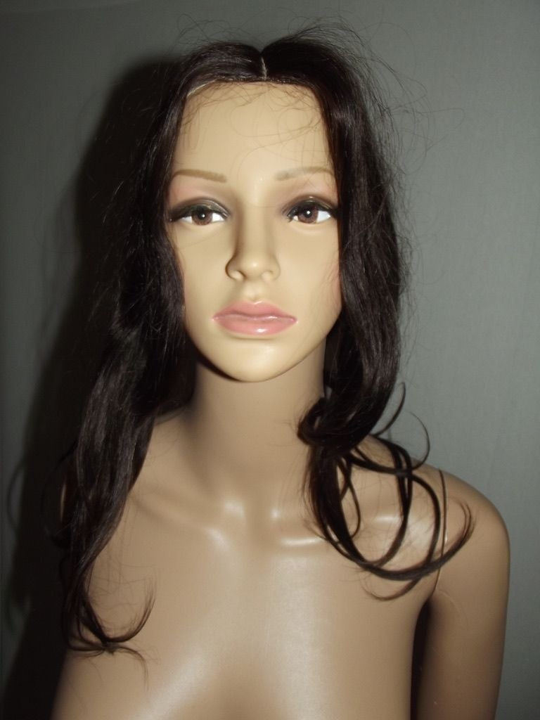 Womens Hair Pieces 100% Human Hair Brown topper