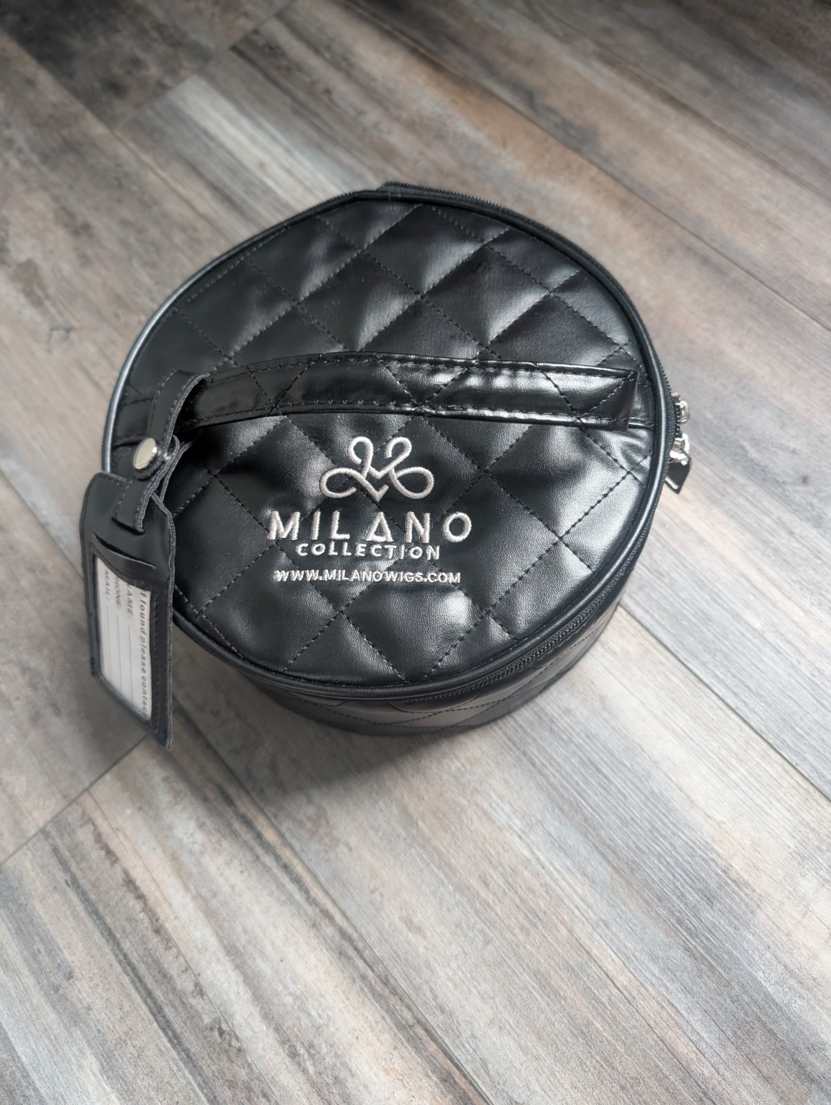 Milano Collection 18″ Topaz Lace Top Topper Soft Black Wig, and Carrying Case