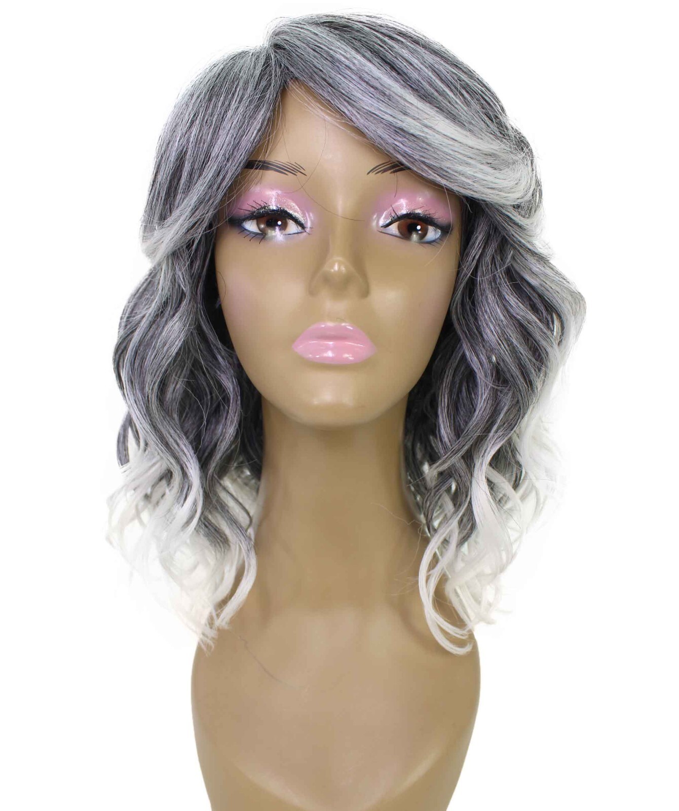 LUXLUXE Madison Straight Layer 14″ Full Wig, Heat Resistant Fiber