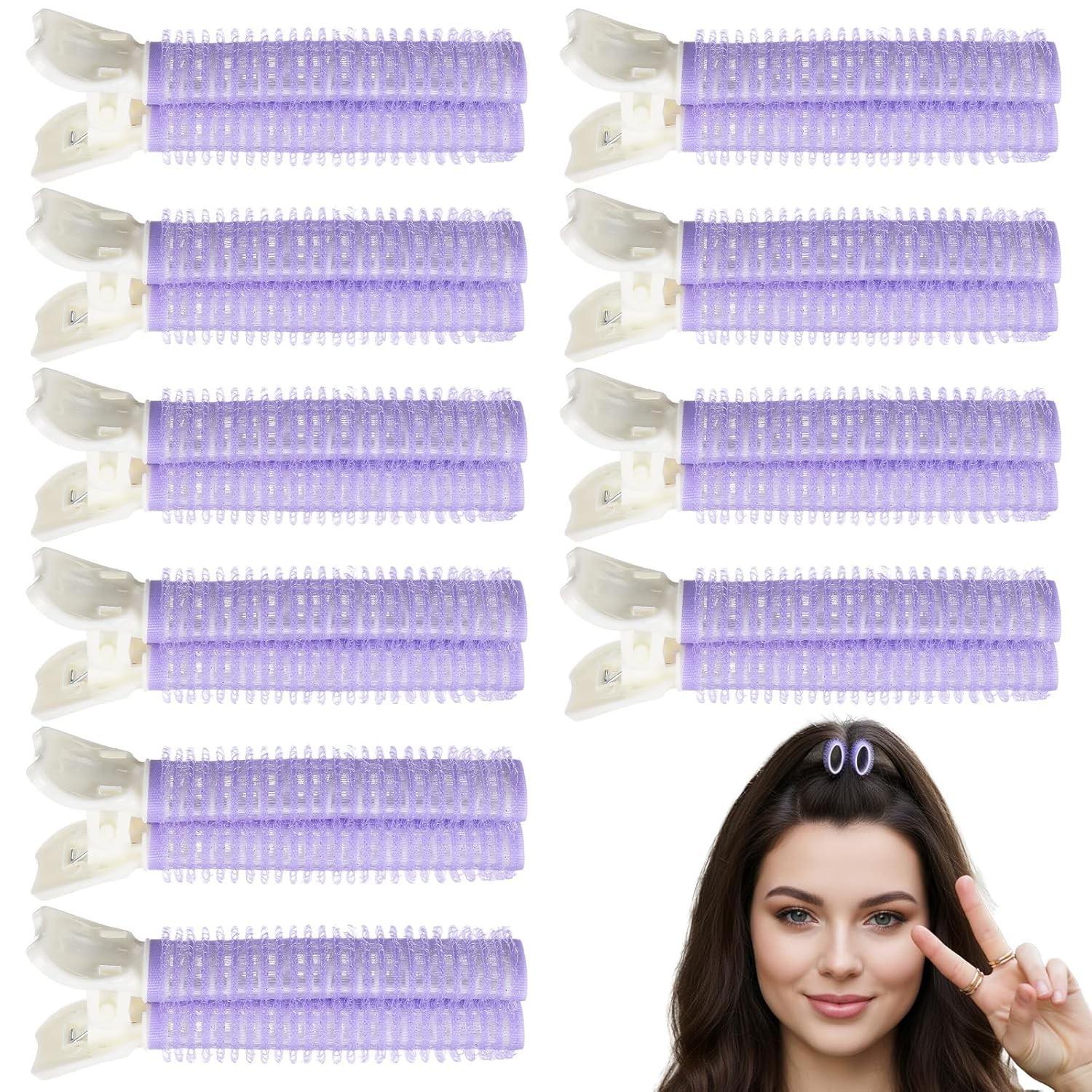 10pcs Volumizing Hair Clips,Root Volume Roller Clips,Volume Hair Clip for Roots,
