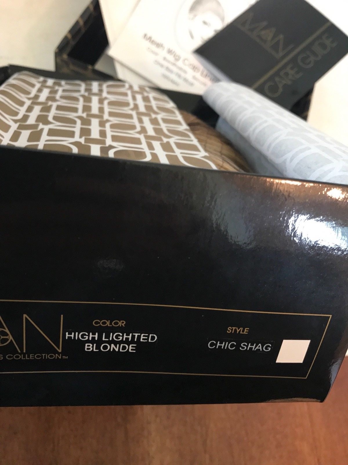 IMAN GORGEOUS LOCKS COLLECTION -“CHIC SHAG” WIG- HIGHLIGHTED BLONDE