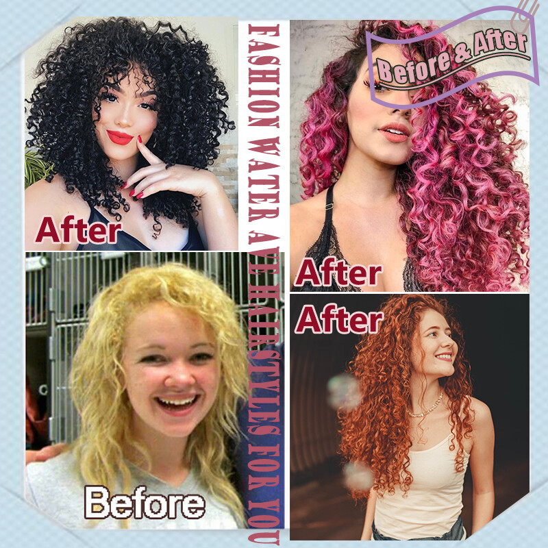 Afro Deep Water Wave Packs Crochet Braids Hair Extensions Kinky Curly Hairpiece