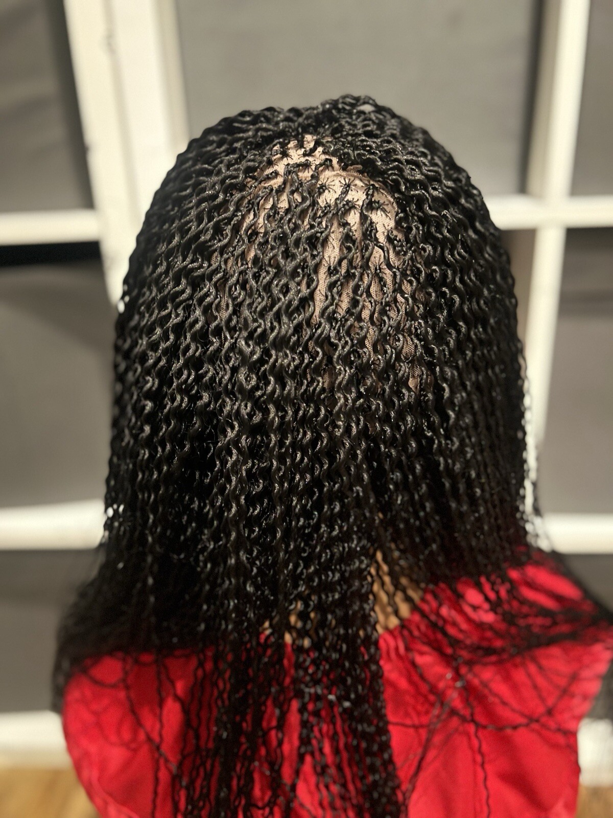 Braided Wig.watermelon Wig . Made On A Full LaceLength Is 26”long. Ready To Ship