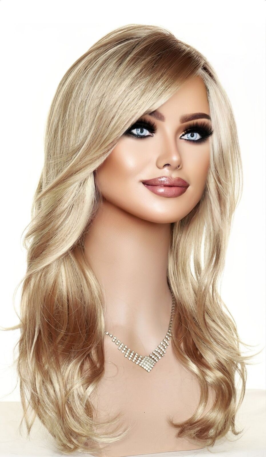 Miles of Style Lace Front Heat OK Monopart Wig Raquel Welch SS1488 open box