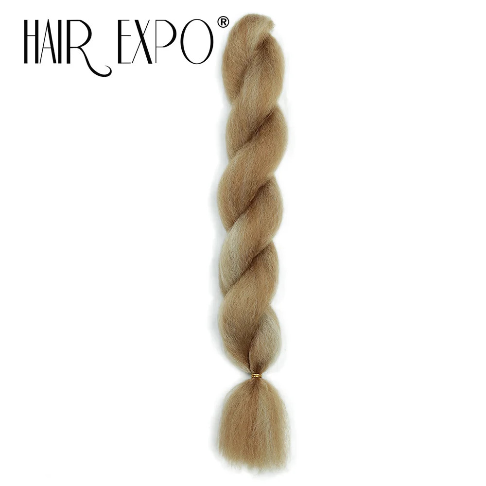 Women’s 26 Inch Synthetic Yaki Straight Marley Braiding Ombre Crochet Bulk Hair