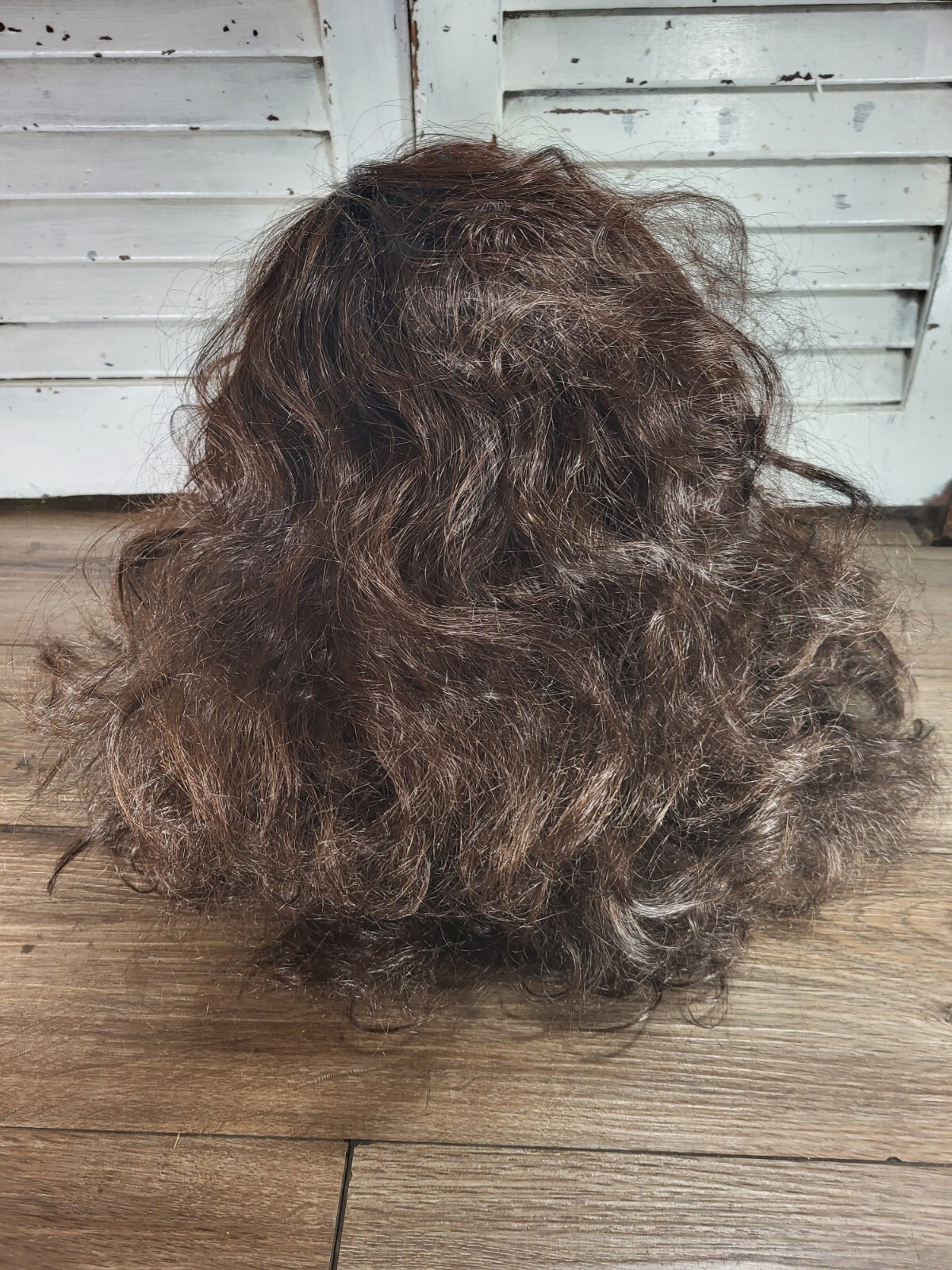 Femi Collection Synthetic Brown Curly Wig