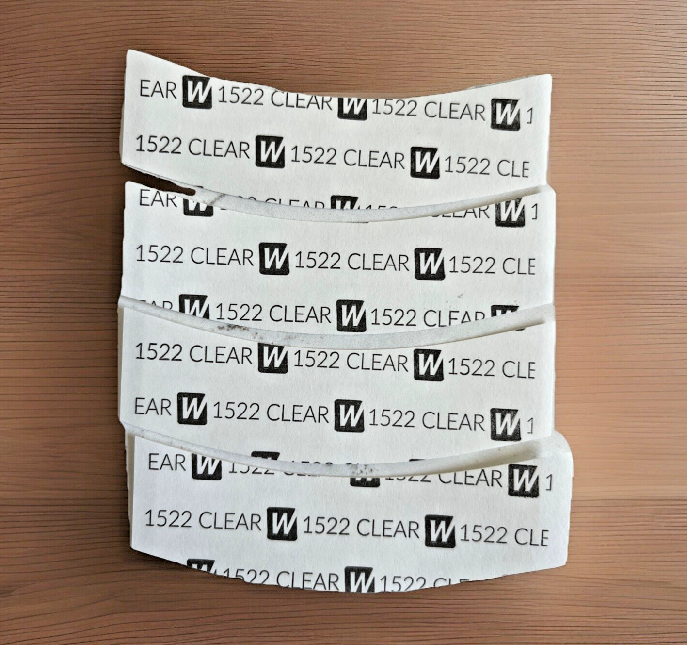 Walker Tape 3M 1522 Clear C Contour Double-Sided Tape 216 Piece Poly Wig Toupee.