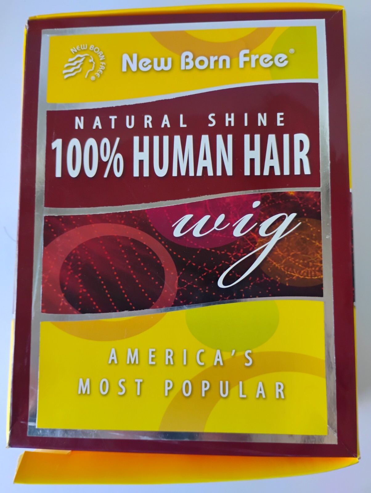 New Born Free 100″ Human Hair Wig. Style 0912H(Ricky)