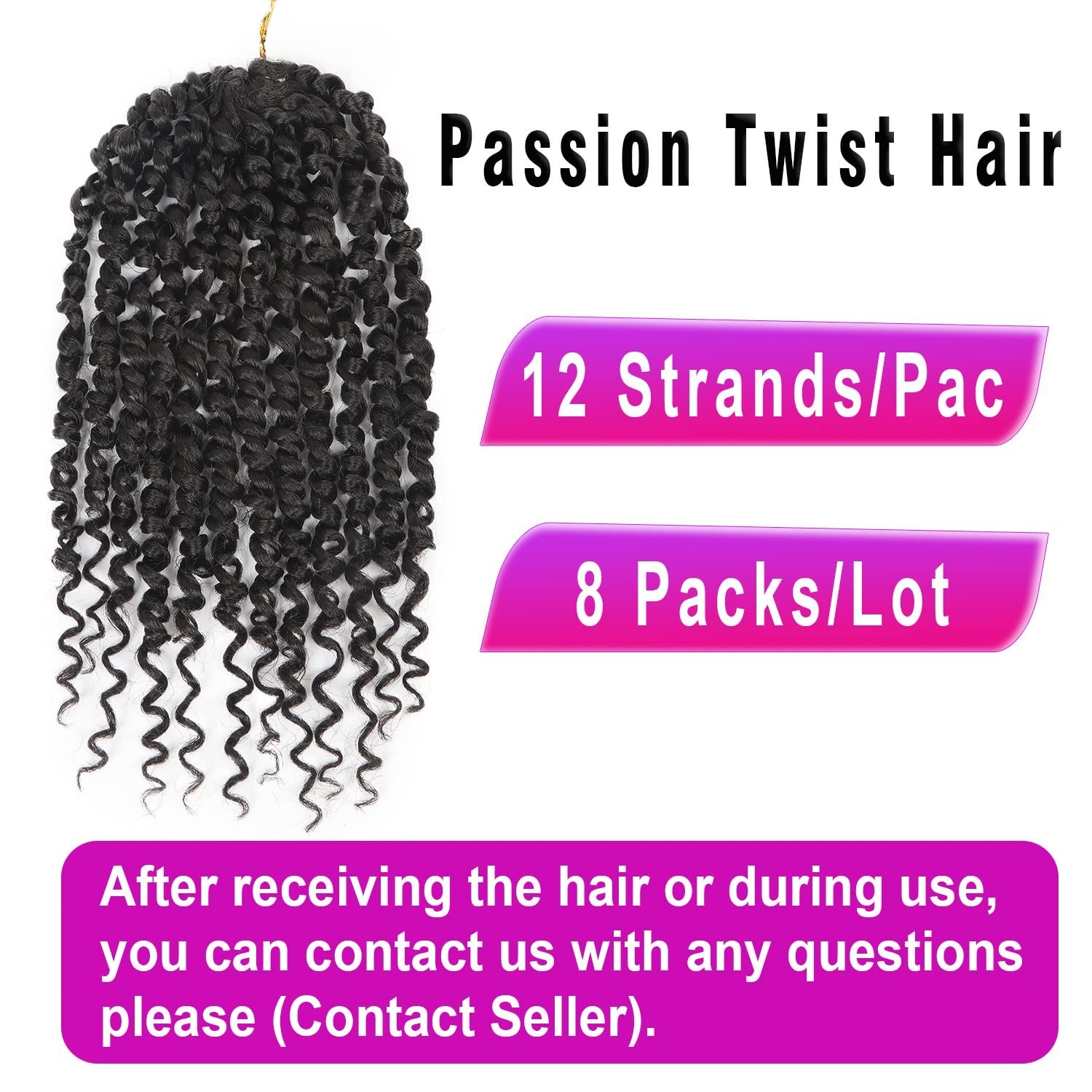 Pre-twisted Passion Twist Crochet Hair 10 Inch – Perfect for All Styling Needs