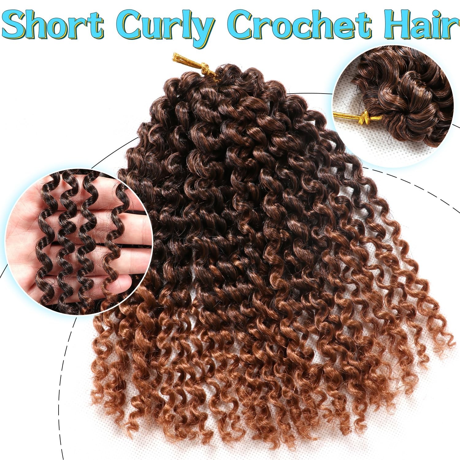 8 Inch Short Passion Twist Hair 6 Bundles Kinky Curly Crochet Hair for Black …