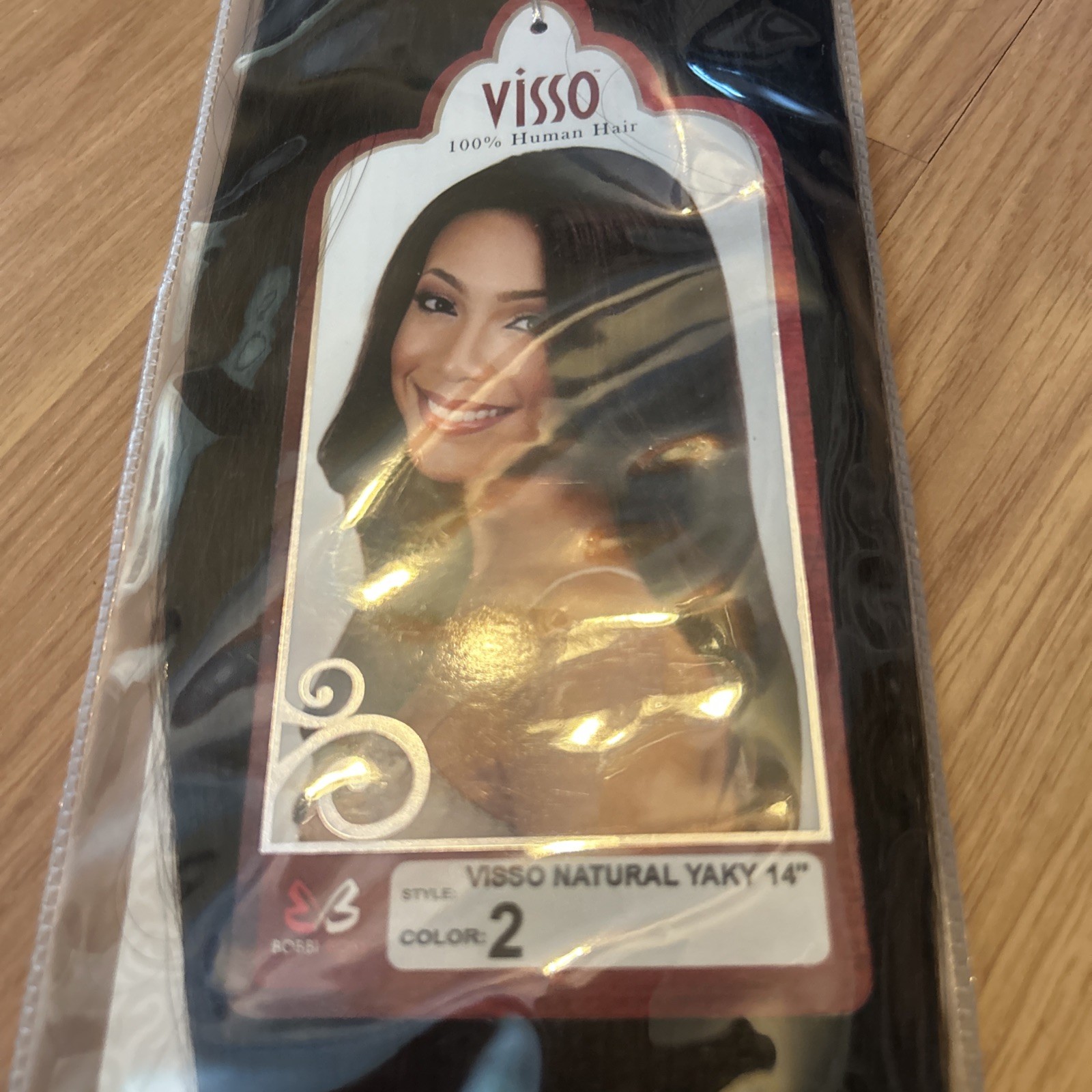 100% Human Hair Extensions. 14”inch. Color #2. 1 Pack For $30