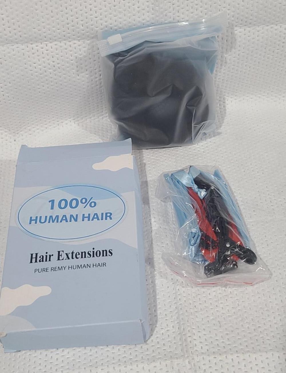Aison Dark Brown Clip in Hair Extensions Real Human Hair 70G Remy Human Hair