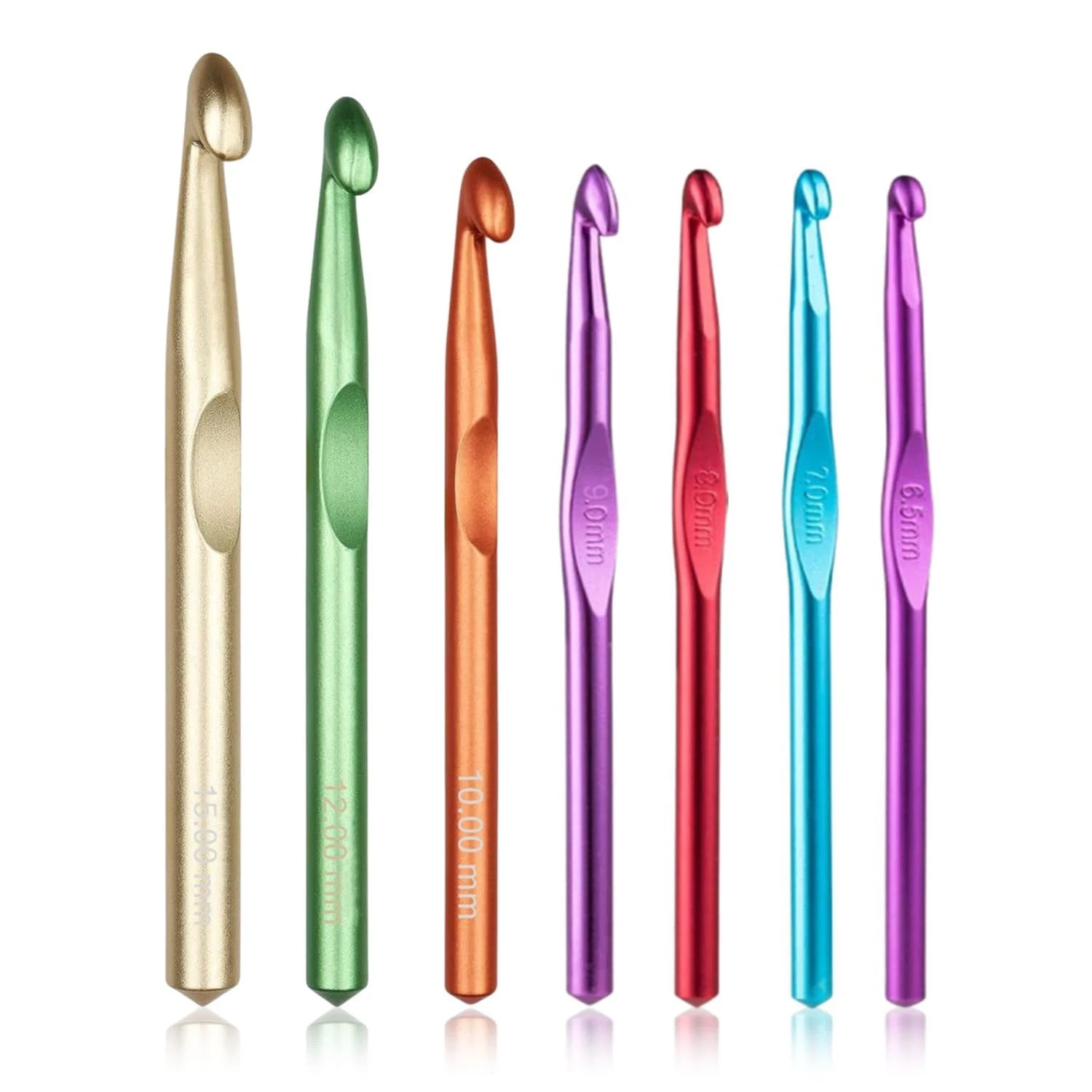Large Crochet Hooks,15mm 6.5 mm, 7 8 9 10 12 15 Red