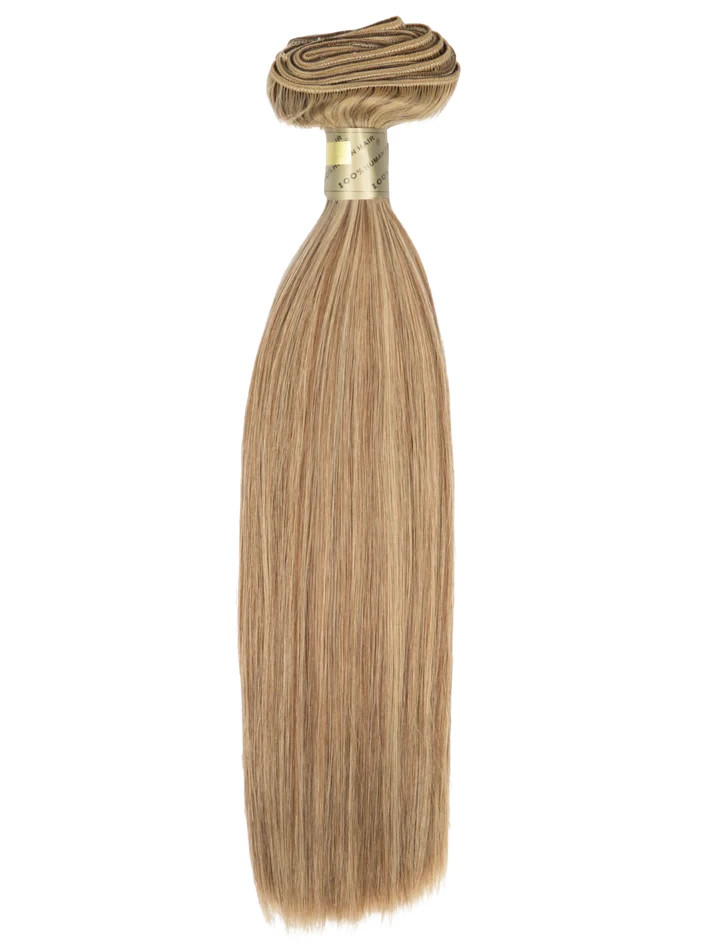 Bohyme Silky Straight Machine-Tied Weft Remi Human Hair 18″ Color D6/BL22