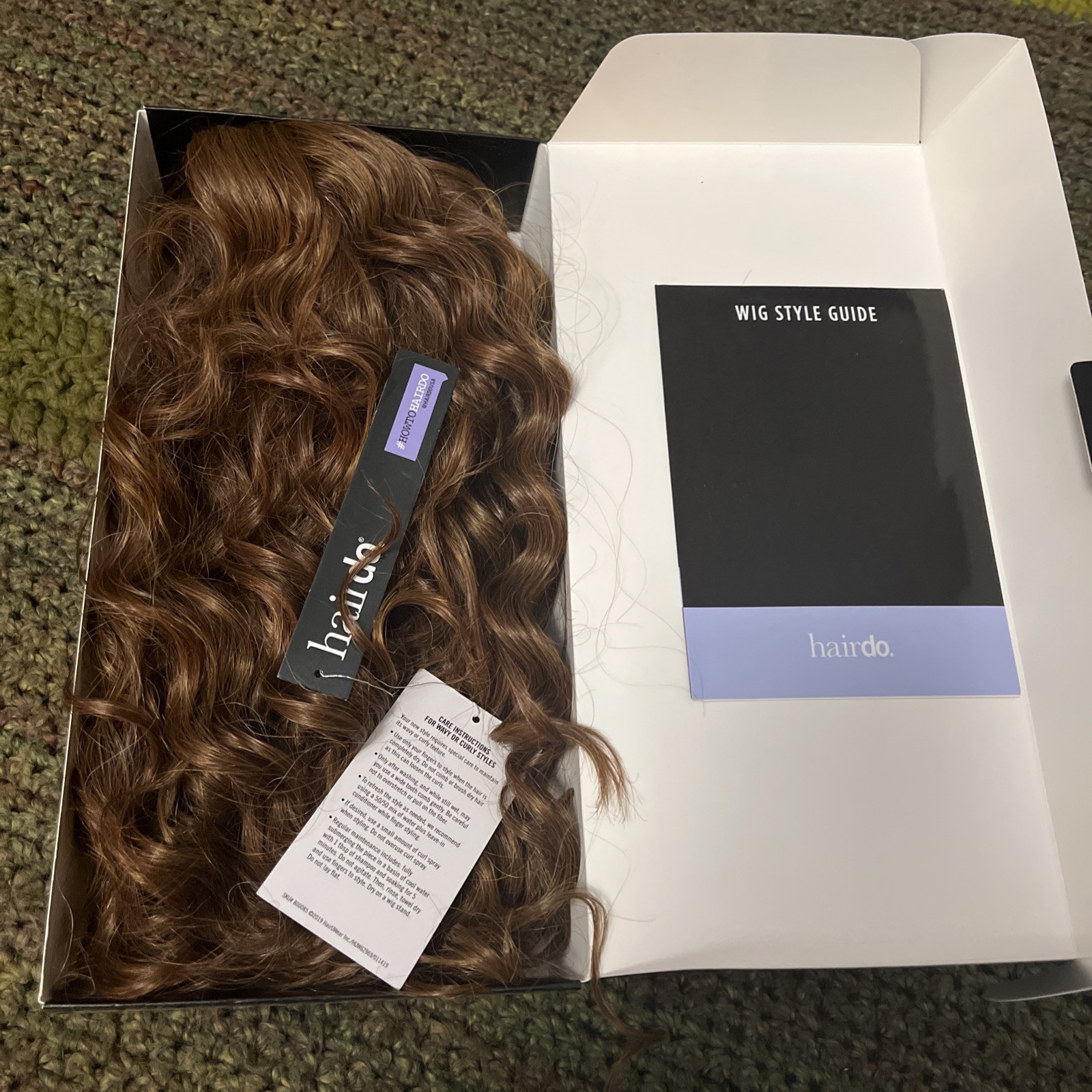 NWT Hairdo Curly Girlie Wig (Mono Part) Glazed Cinnamon R3025S+