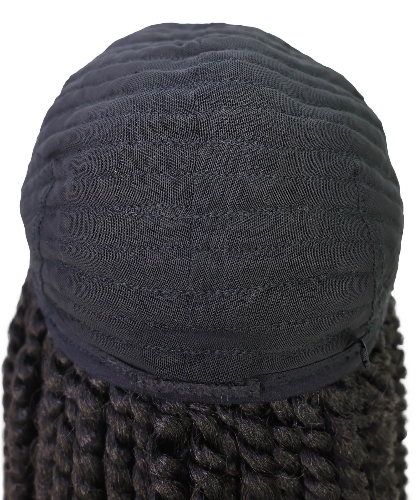 Lenora Easy Slip-On Long Braided 19 Inch Half Wig Layered