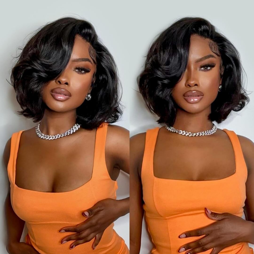 West Kiss Glueless Short Bob Wig Ready To Wear 5X7 Closure Bob Wig Pre Cut Pre