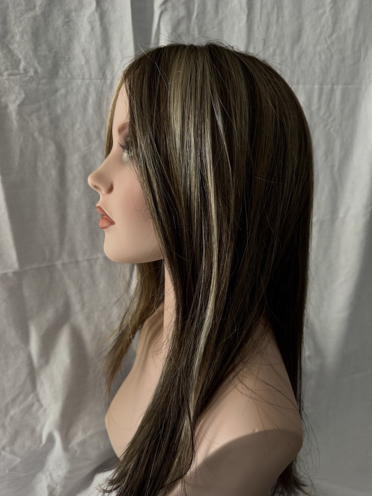 Rene of Paris Harper Wig In Chocolate Frost Rooted Color BNWT Long Silky Tresses