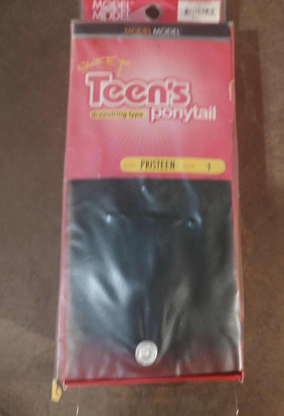 NEW Model Teens Pristeen Ponytail Color 1 Hair Drawstring Extension