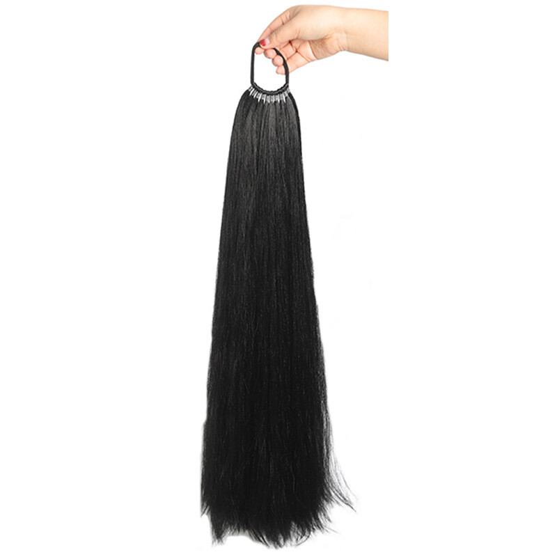 Ponytail Extension Warp Around Pony Tail with Hair Tie 24inch Long Synthetic