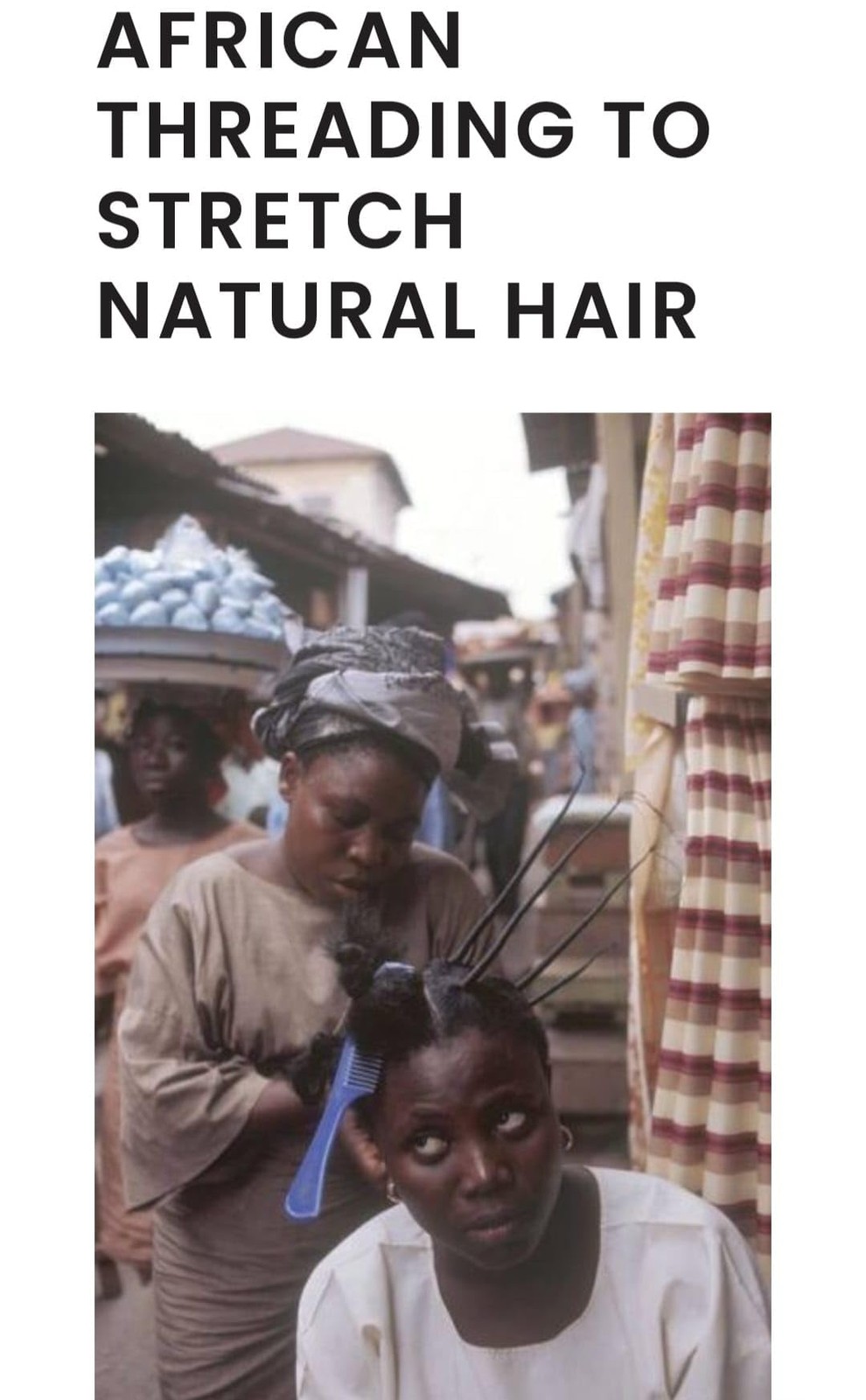 Black African Fil Anango Hair Rubber Accessories/Nigeria Natural Hair, Lot of 4