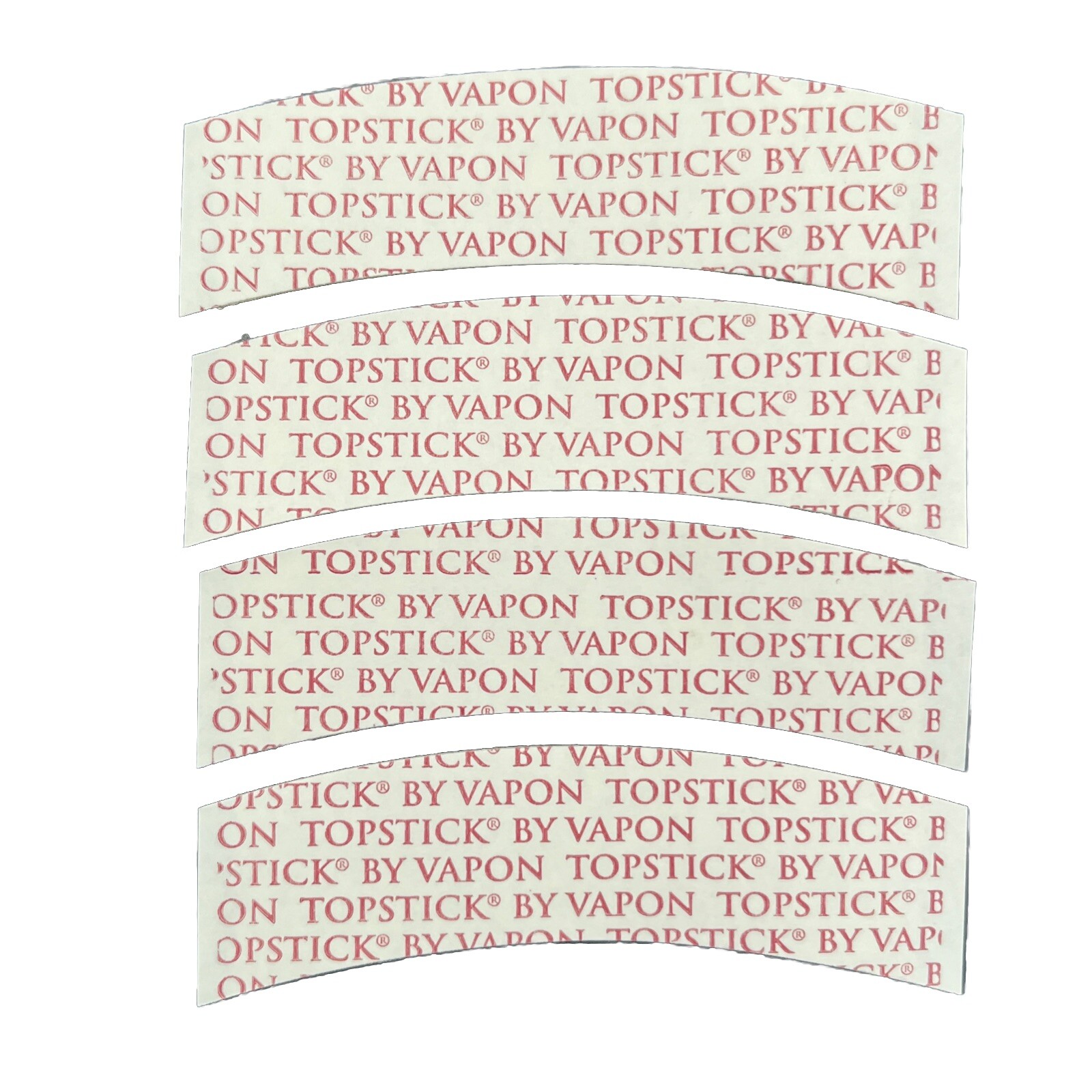 Vapon Topstick Plus Mens Grooming Tape 3 -Bags -A Curve Double sided Clear-75 Pc