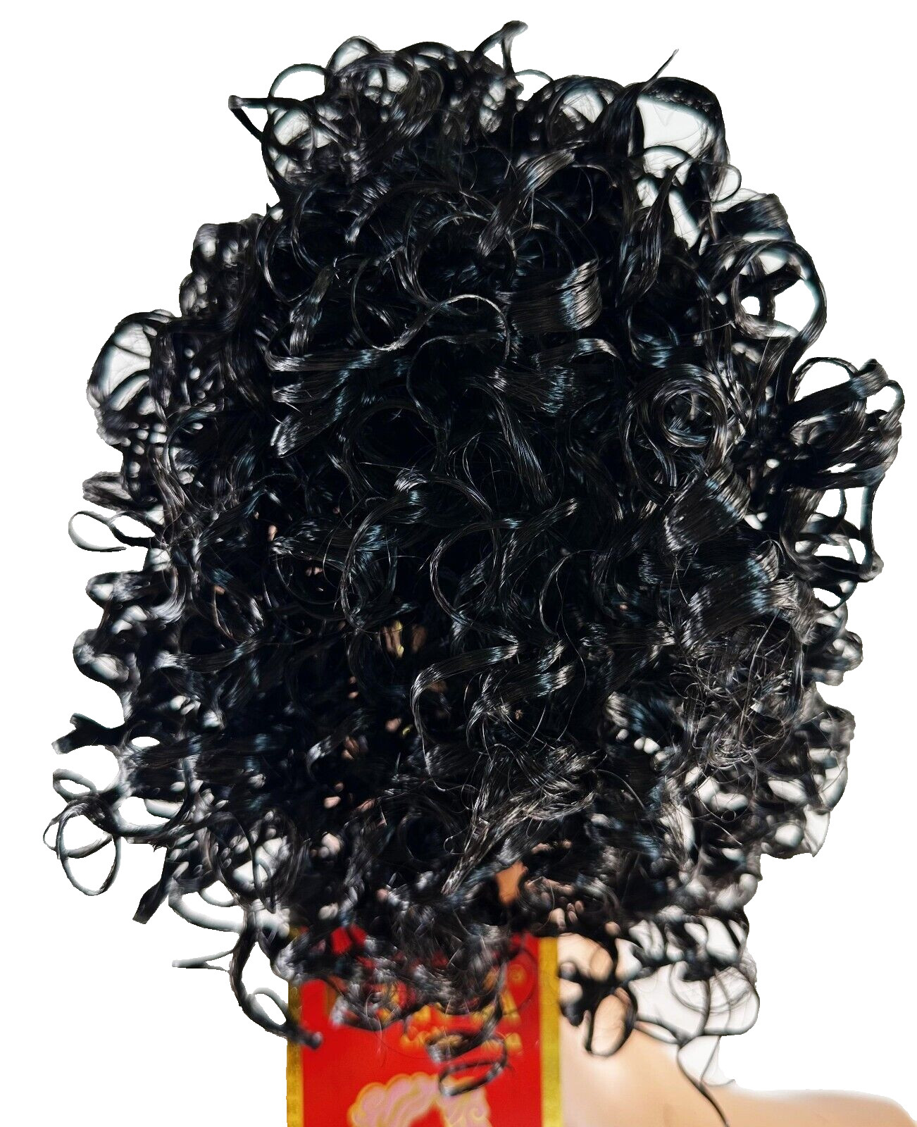 Nina Collection Women’s Short Curly Black Wig 9 inches