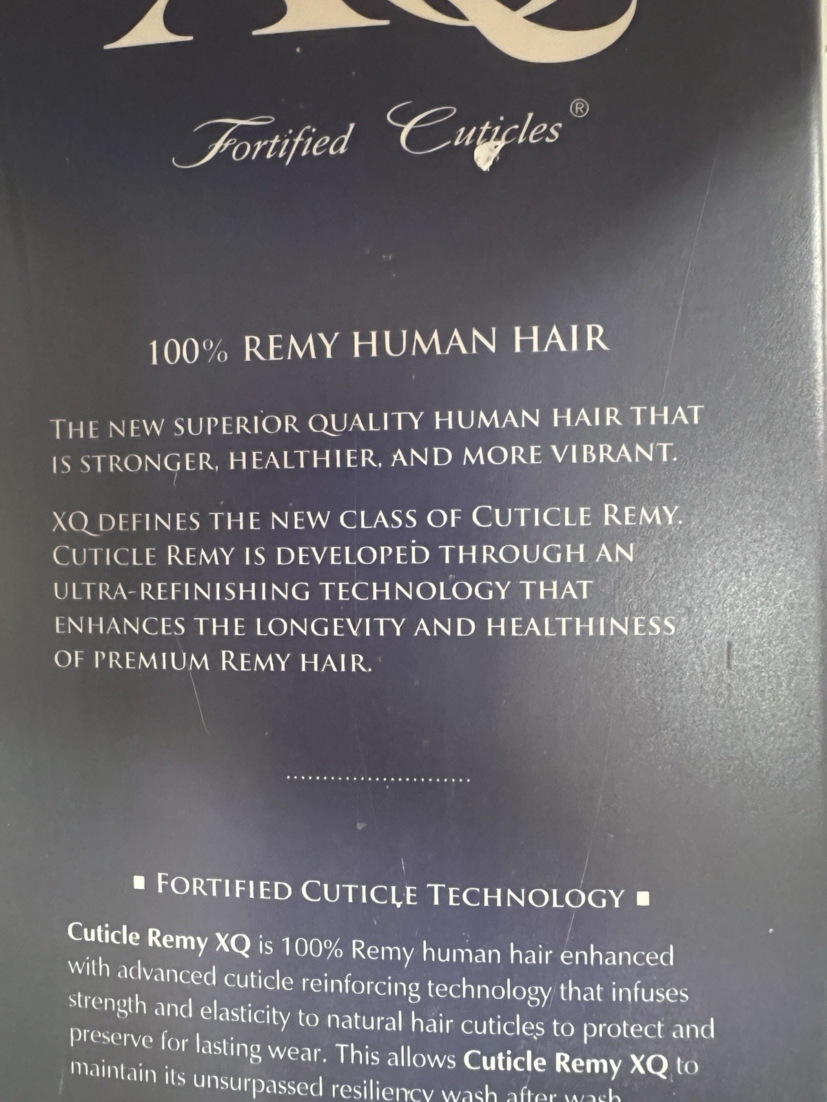 Cuticle Remy XQ Shirt Cut 3 Piece Ocean Deep Color NP1B/30 100% Human Hair NEW