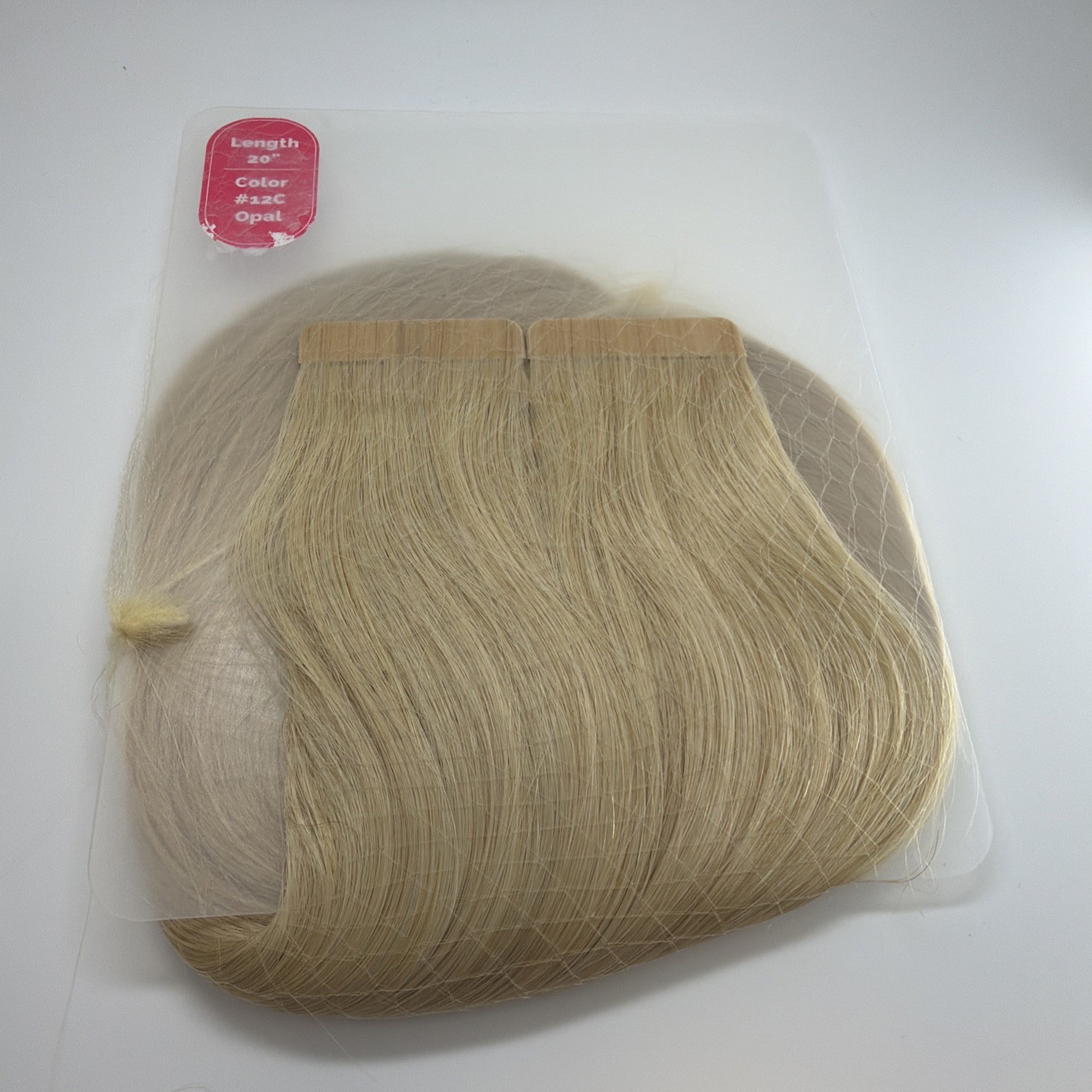 Hotheads Tape-In Extensions LUSH Originals 20” #12C Light Golden Blonde (Opal)